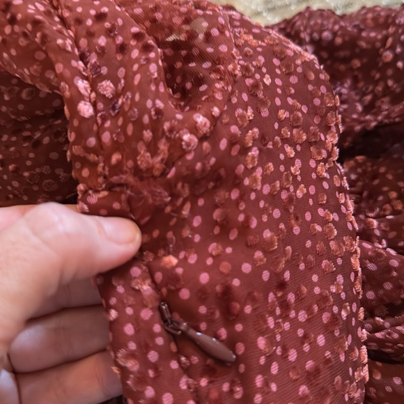 Astr The‎ Label | ATHENS RUCHED PUFF SLEEVE MIDI DRESS XL - Picture 7 of 7